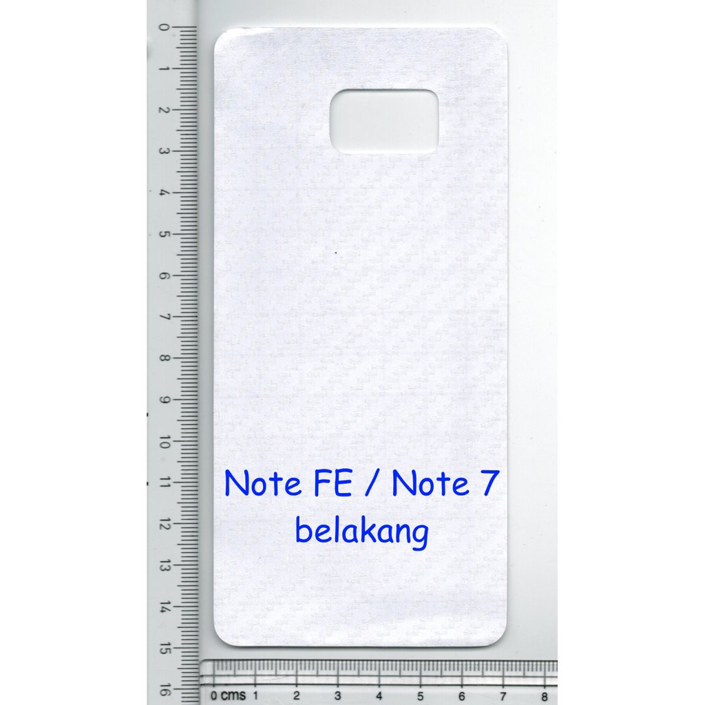Ốp Lưng Mặt Trước Sau 2 Mặt Chống Trầy Cho Samsung Galaxy Note Fe (fan Edition 2017)