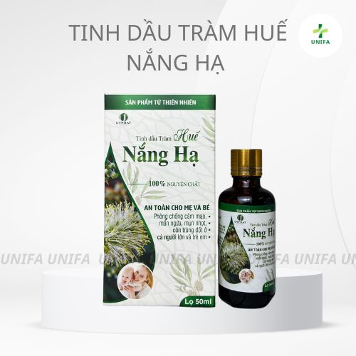 Tinh dầu, tinh dầu tràm Huế Nắng Hạ - Dầu tràm cho bé giúp phòng chống cảm, xua đuổi côn trùng, pha nước tắm cho bé