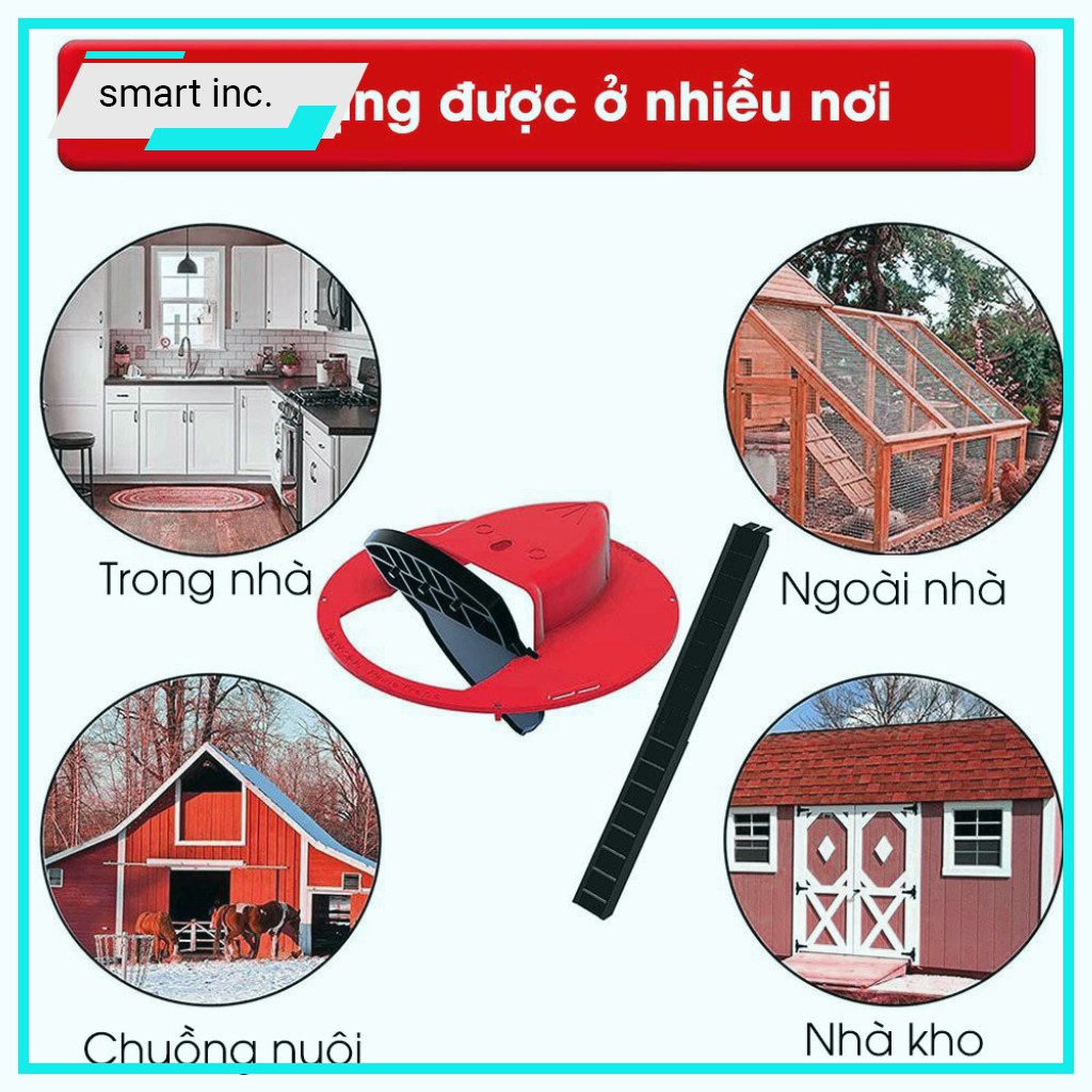 Nắp Bẫy Chuột Sập Tự Động Bập Bênh Siêu Nhạy Thông Minh An Toàn