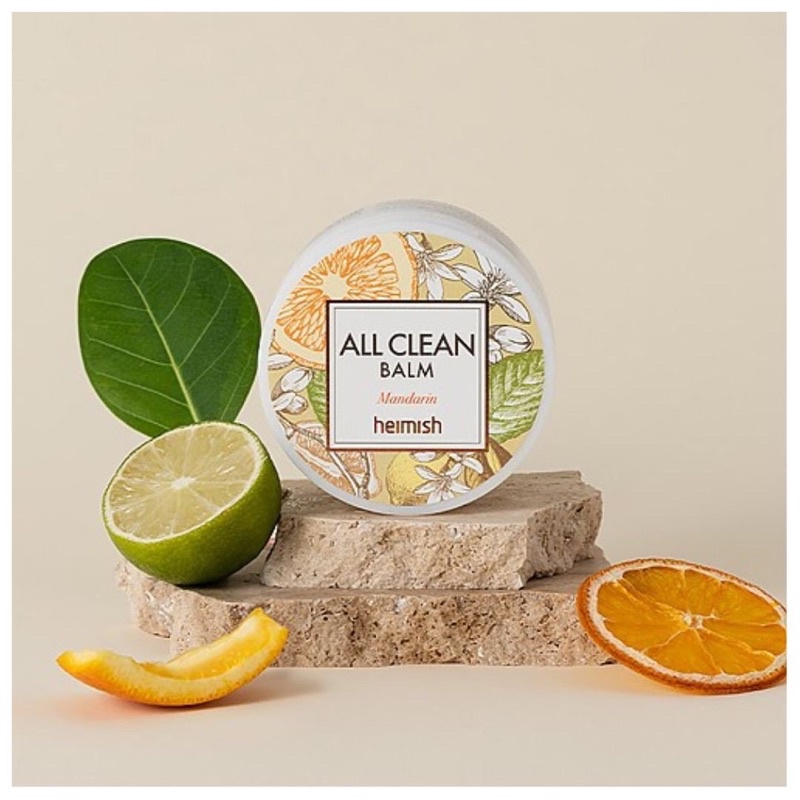 Sáp tẩy trang làm sạch sâu cho mọi loại da phiên bản mới Heimish All clean balm mandarin