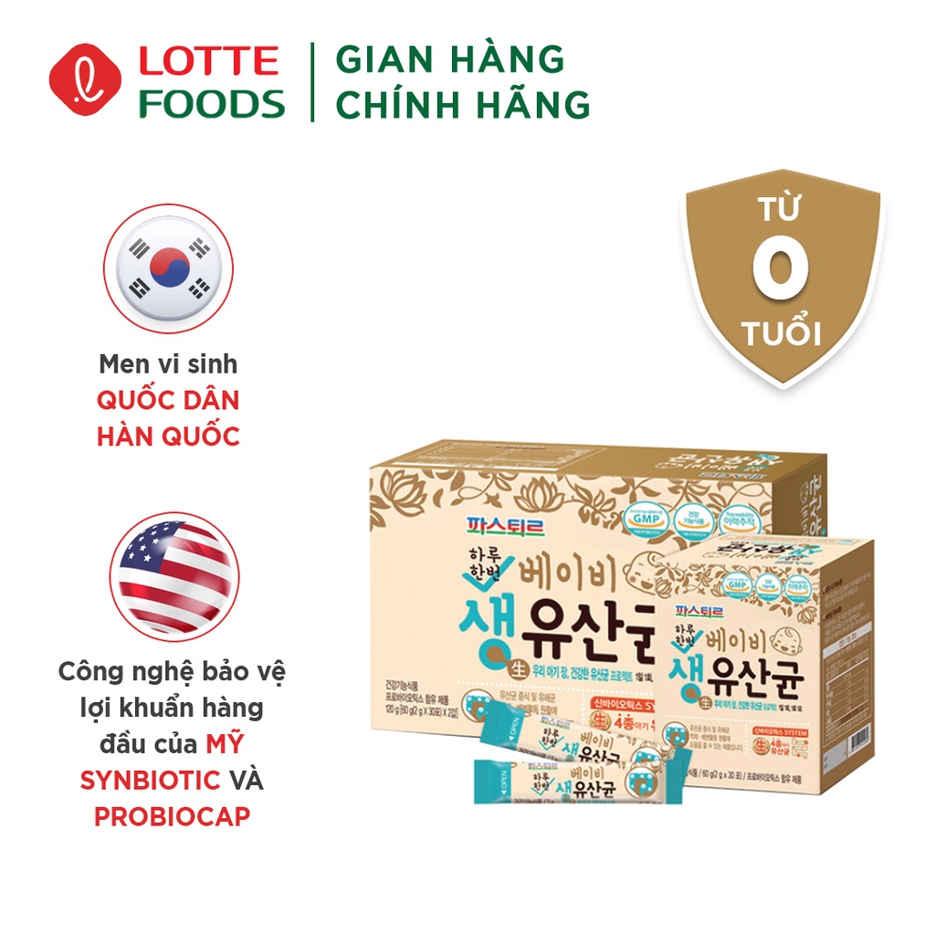 Men vi sinh sysy lotte hàn quốc 1 hộp 30 gói - ảnh sản phẩm 2