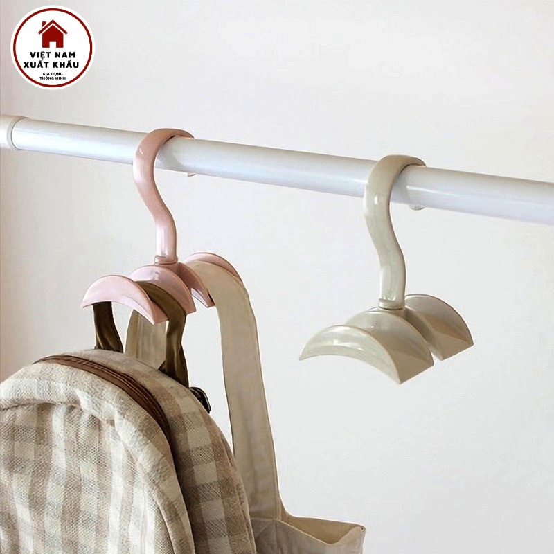 Móc Treo Túi Xách Quần Áo ,Cà Vạt ,Phụ Kiện Thắt Lưng Xoay Tròn 360 Độ Đa Năng Tiết Kiệm Không Gian