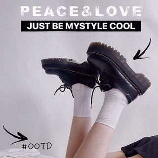 (FREESHIP - SHIP HỎA TỐC) GIÀY OXFORD ĐẾ ĐỘN 5CM - GIÀY DA NỮ BUỘC DÂY ĐẾ CAO ULZZANG