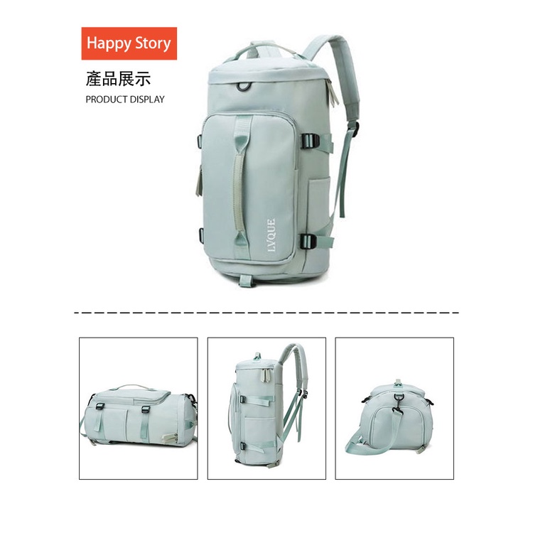 Ba lô du lịch/tập gym chống thấm nước phong cách Hàn Quốc