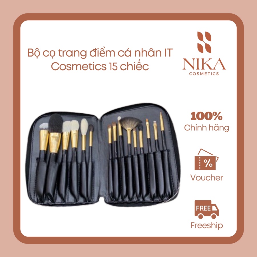 [NIKA STORY] Bộ cọ trang điểm cá nhân  IT COSMETICS 15 chiếc
