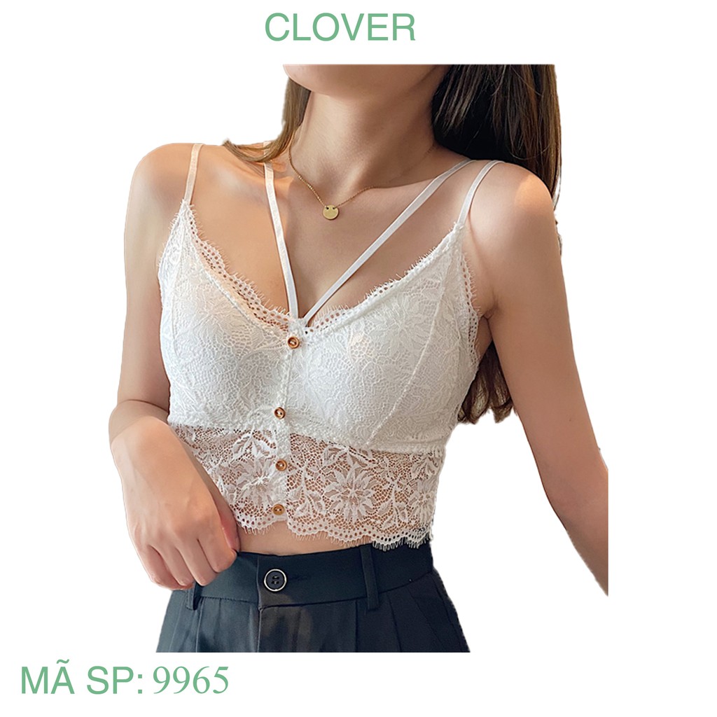 Áo Lót Nữ Ren Nâng Ngực 2 Dây Sexy Thoáng Mát ELSA BRA - 9965