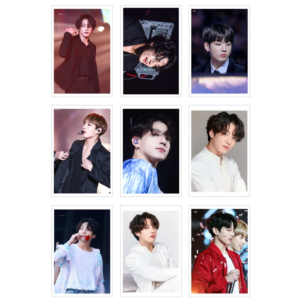 Lomo Card Ảnh JUNGKOOK - BTS ( 54 ảnh) Twitter Update