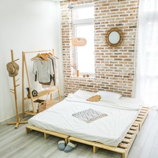 Giường pallet 1m2x2m 2 tấm có tặng pát sắt nối - Homevuive