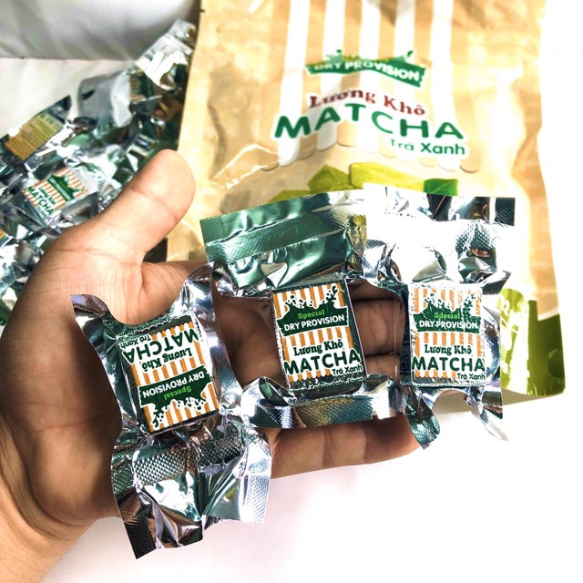 LƯƠNG KHÔ MATCHA TRÀ XANH - Dành cho người ăn chay