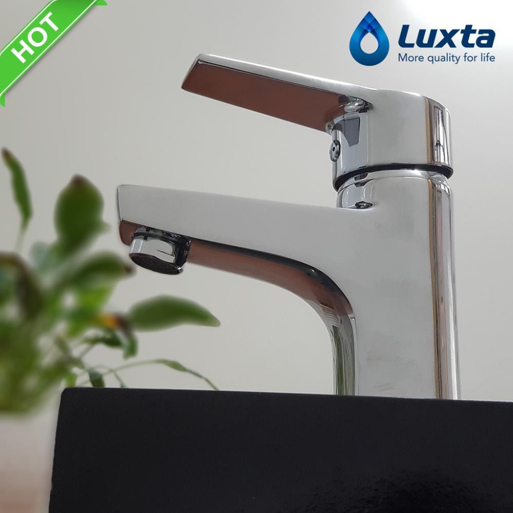 Vòi LAVABO nóng lạnh L1226 tặng 2 dây cấp [ Hàng chính hãng LUXTA - Bảo hành 5 năm]