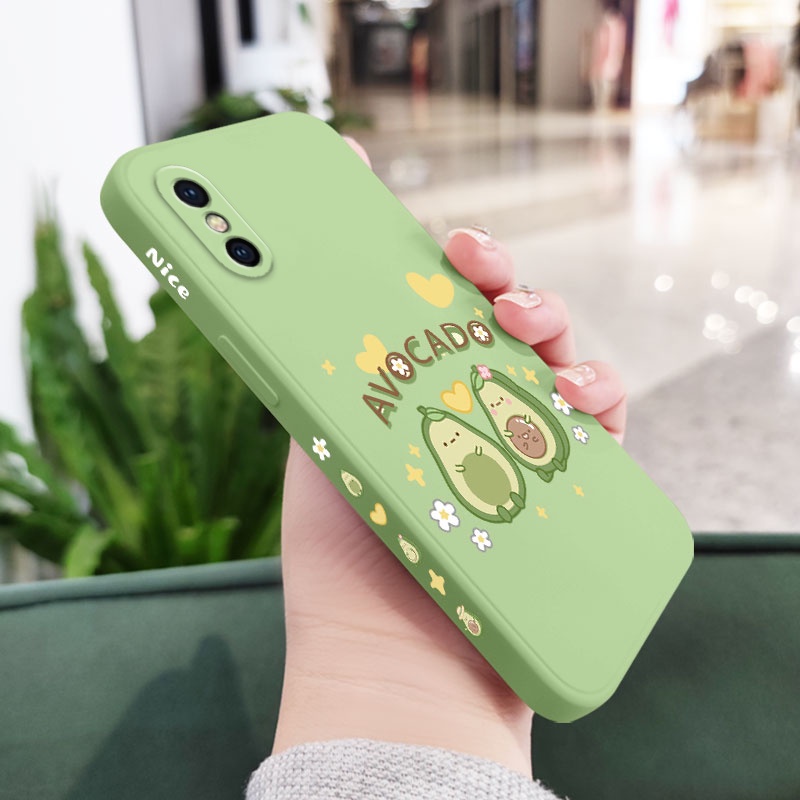 Ốp Điện Thoại Họa Tiết Trái Đu Đủ Màu Sắc Cho IPhone X XS XR XS Max