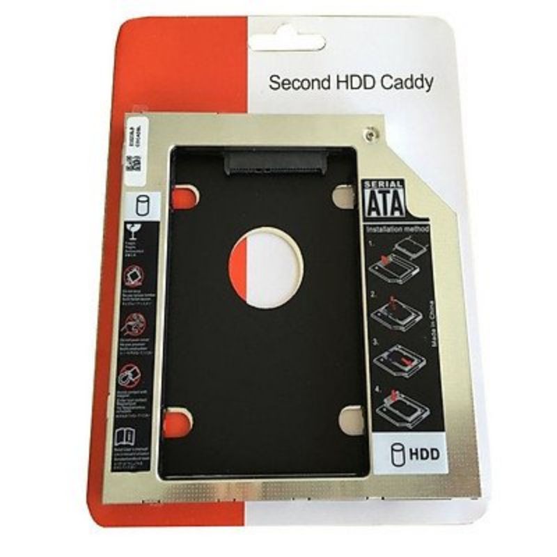 Caddy bay  sata3 gắn SSD HDD vào ổ DVD Laptop