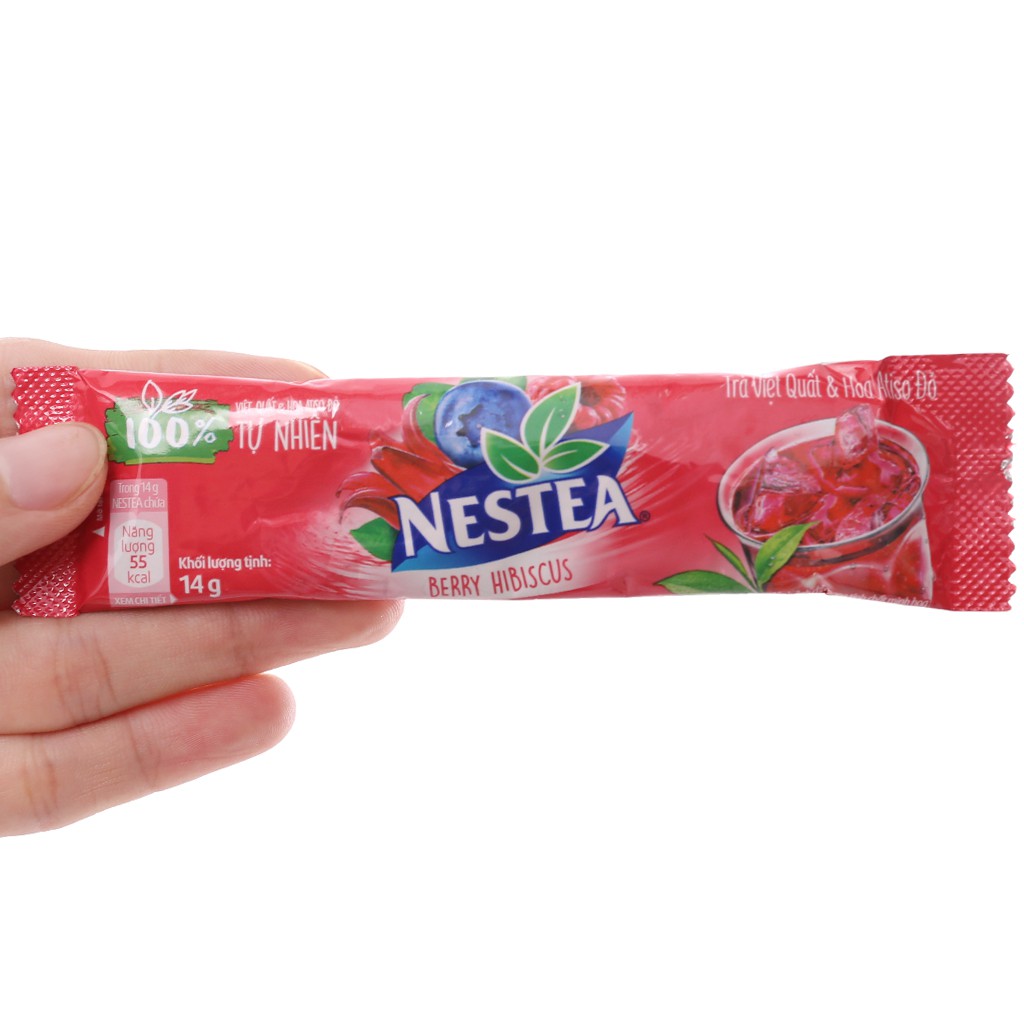 Trà Việt Quất Và Hoa Atiso Đỏ/ Trà Vải & Hoa Lài/ Hoa Quả Nestea Hộp 10 Gói x 14g