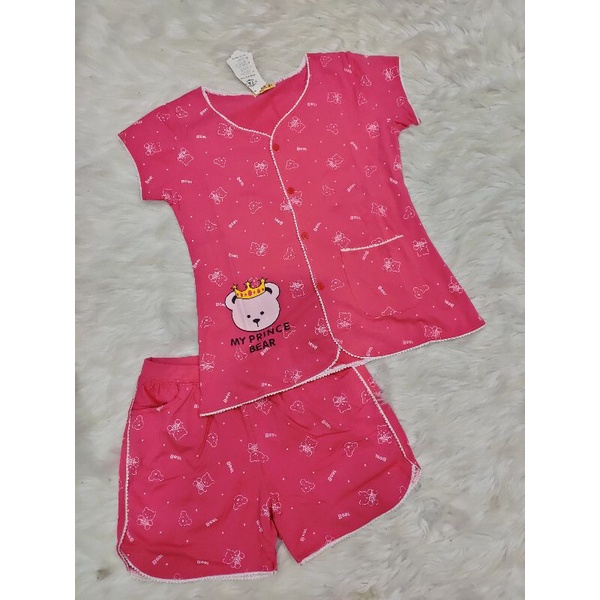 Bộ pijama tay ngắn quần đùi thun cotton xịn sale