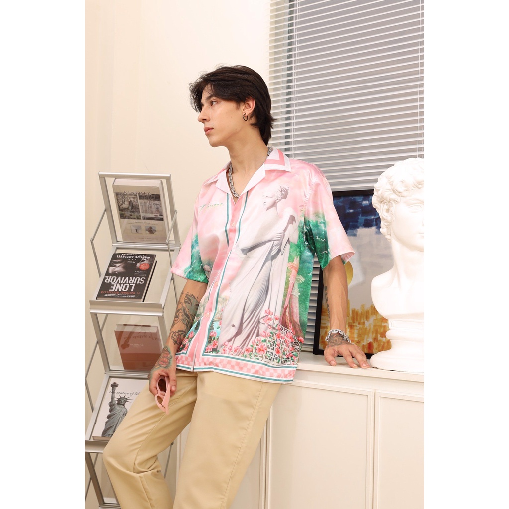 Áo Sơ Mi URBAN MONKEY HEAVEN WAY Họa Tiết Nổi Bật