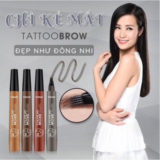 chì kẻ mày phẩy sợi 4D thần thánh không thấm nước