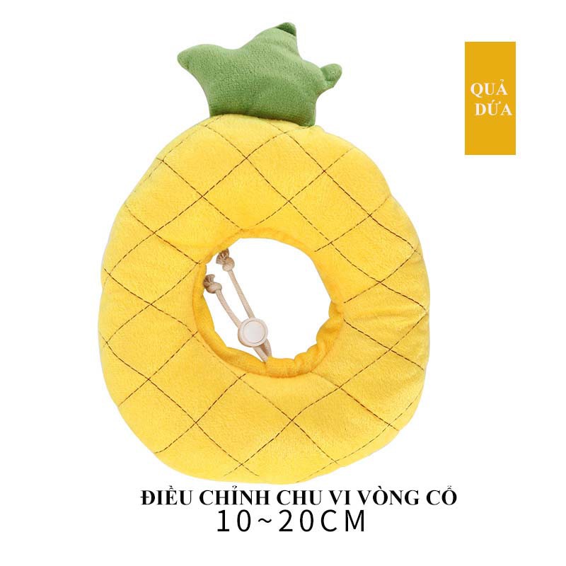 Vòng cổ chống liếm cho chó mèo / Gối ôm cổ chống liếm đáng yêu cho thú cưng