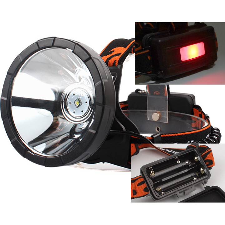 Đèn pin siêu sáng đội đầu chống nước tốt,pin cực trâu,điều chỉnh 3 chế độ.