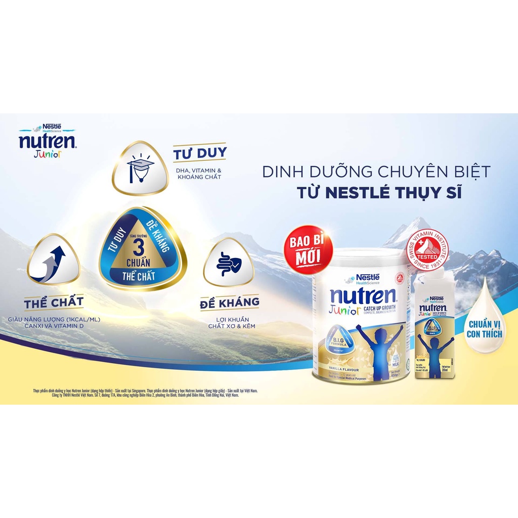 (Hộp lẻ) Sữa Nutren Nước Pha Sẵn 200ML