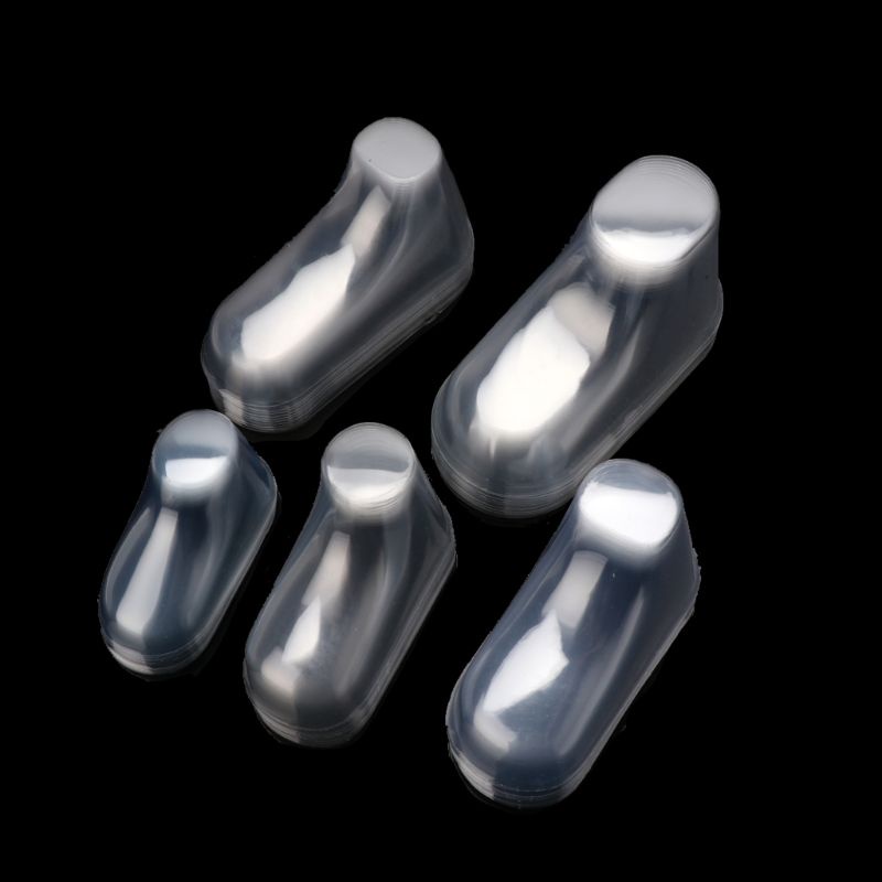 Set 10 Khuôn Nhựa PVC Trong Suốt Trưng Bày Giày Em Bé