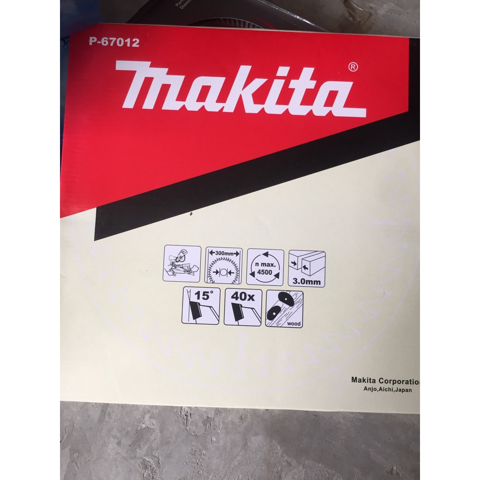 Lưỡi Cắt Gỗ Makita 300mm