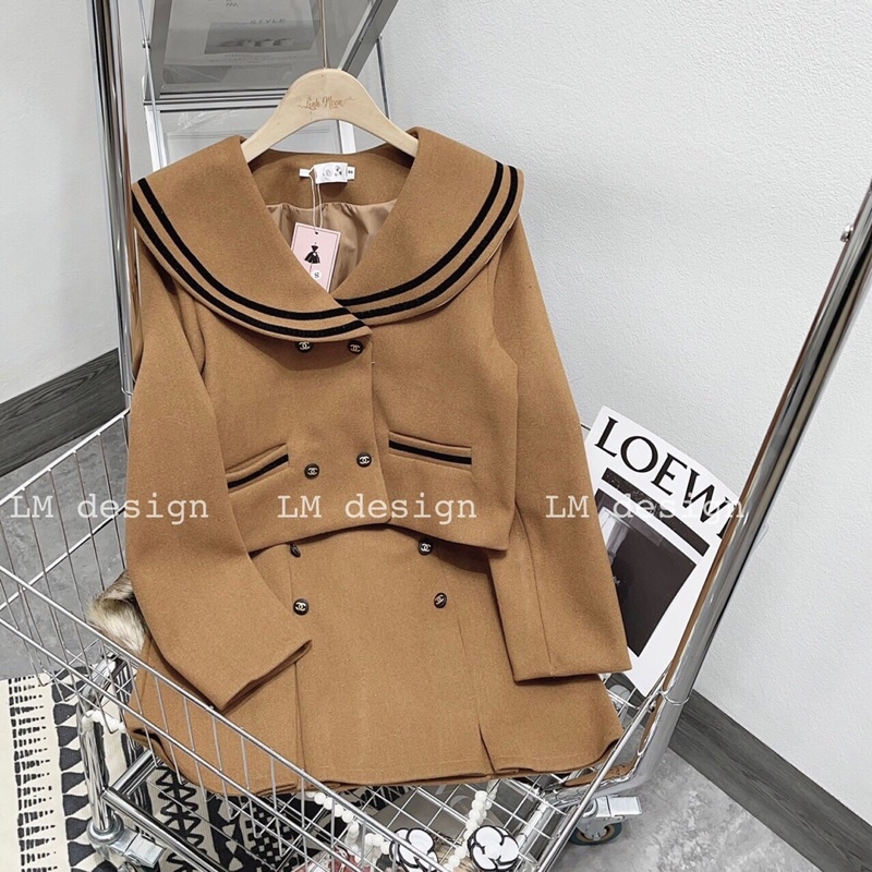 Set dạ lì cổ thuỷ thủ chuẩn ảnh