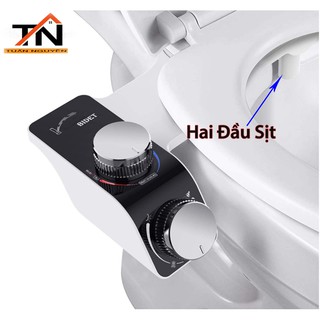 Vòi rửa hậu thông minh, xịt hậu 2 đầu luva bidet b1/b2 bh 24 tháng