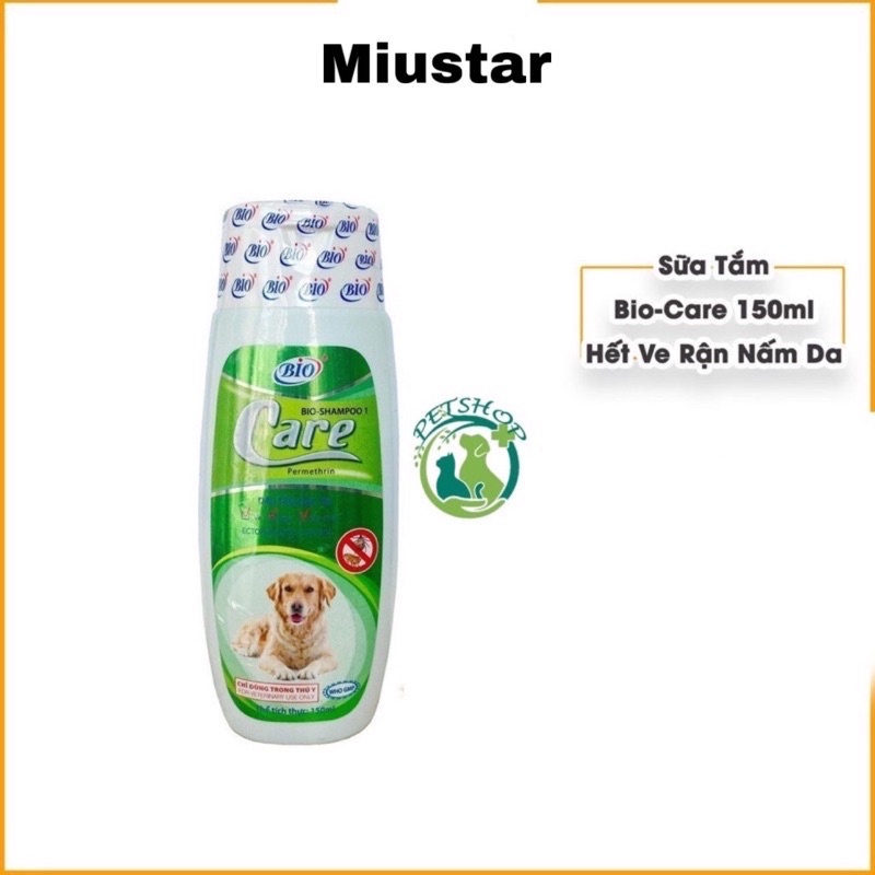 Dầu Tắm Sữa Tắm Đặc Trị Ve Rận Bọ Chét Care Bio 150ml