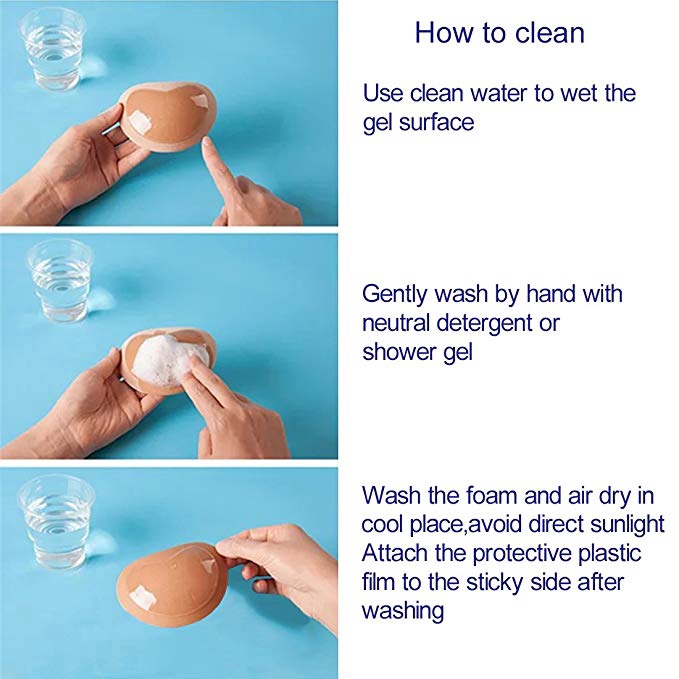 Miếng dán nâng ngực chất liệu silicon thoáng khí