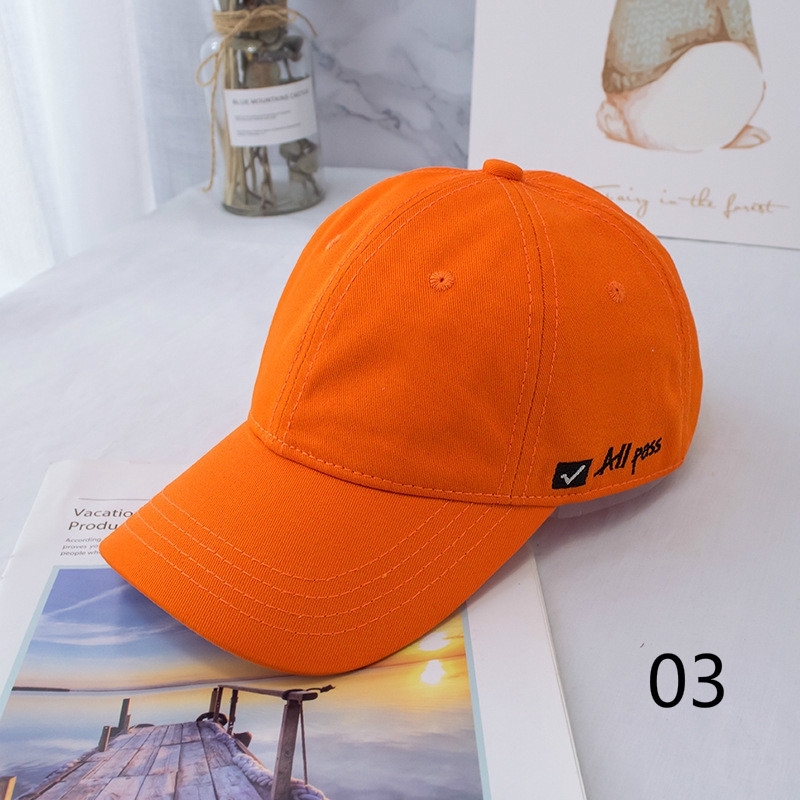 Nón Lưỡi Trai LINJW Thêu Chữ Đơn Giản Cho Cả Nam Và Nữ