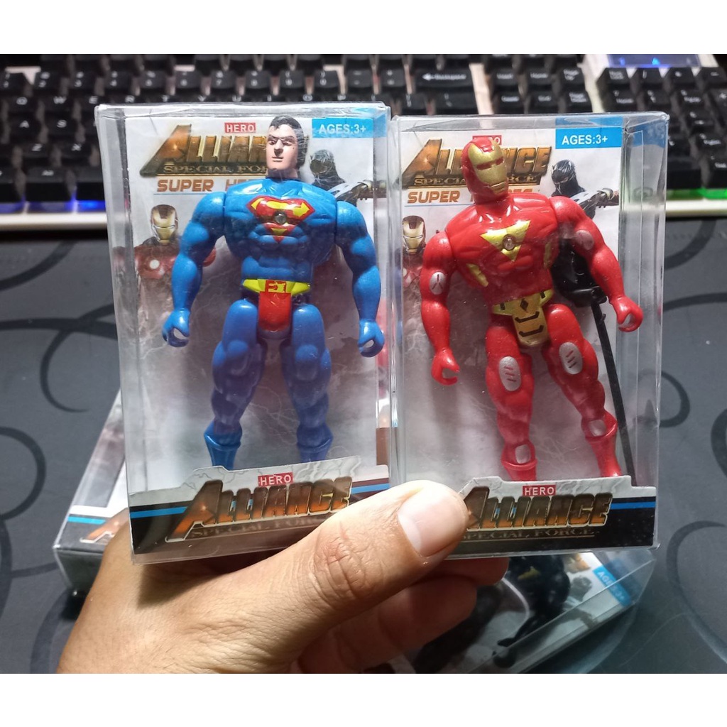 Đồ Chơi Super Man, Đồ Chơi Siêu Anh Hùng Cho Bé, Mô Hình Siêu Nhân  02086