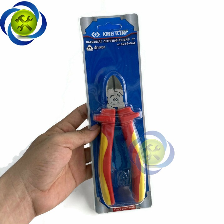 Kìm cắt cách điện Kingtony 6216-06A dài 150mm