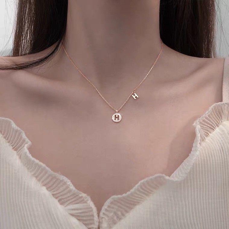 Dây chuyền bạc ý 925 mạ vàng 18k nữ tính CECY-2702