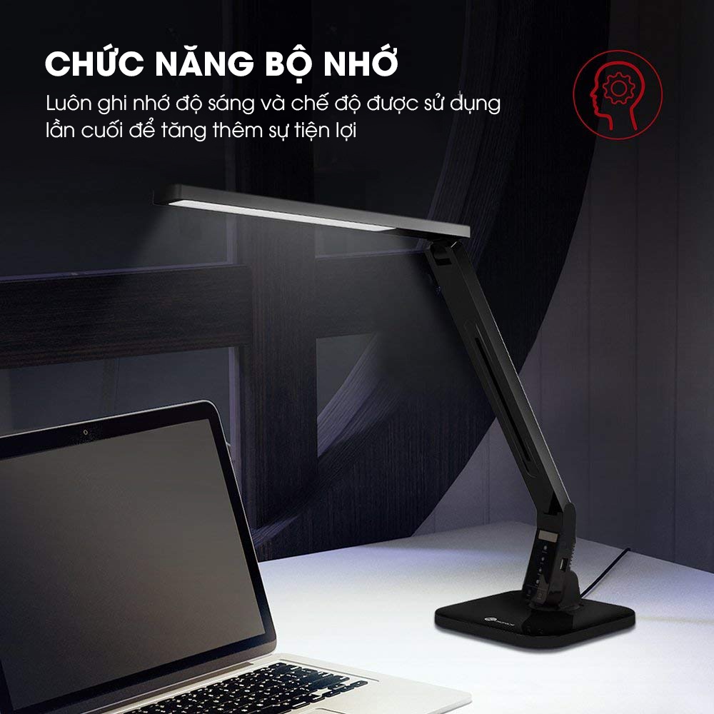 [Hàng Chính Hãng BH 12 tháng] Đèn bàn học TaoTronics TT-DL01, 14W, 4 chế độ sáng hẹn giờ