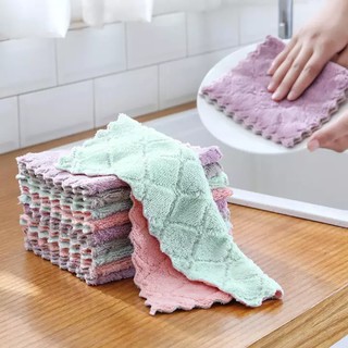 [HÀNG CÓ SẴN] Khăn Lau Bếp Đa Năng - 2 Mặt Siêu Thấm Kháng Khuẩn