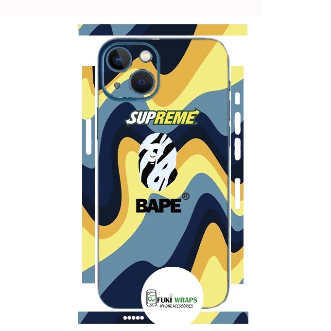 Tấm dán Skin Mặt Sau  FULL VIỀN Dành Cho 13prm , 12prm , 11prm , ip11 , xr , 6p , 7p , ip12 , ip13 - FukiShop