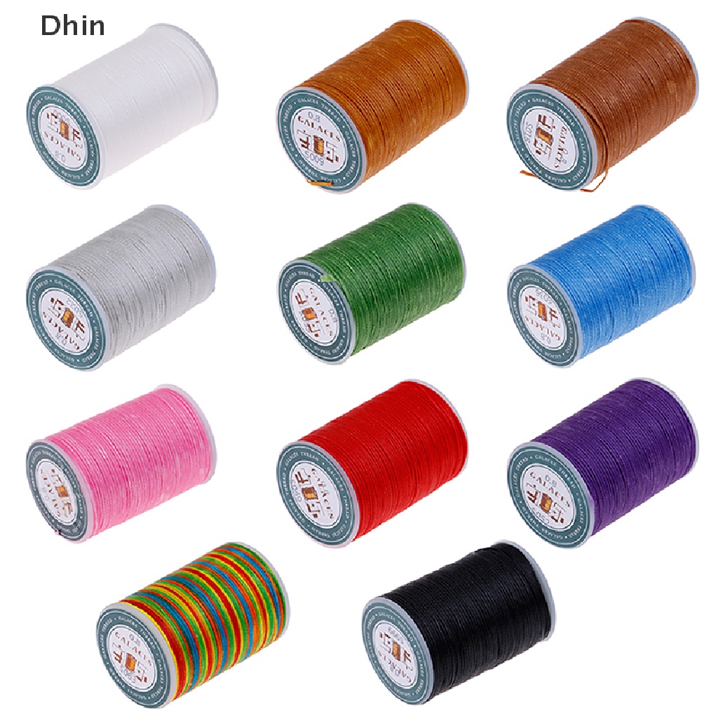 1 Cuộn Chỉ Sáp 0.8mm 90m Bằng Polyester Dành Cho Máy May Thủ Công