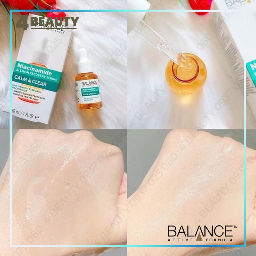 Serum Balance Niacinamide 15% Blemish Recovery ngừa mụn mờ thâm - 30ml