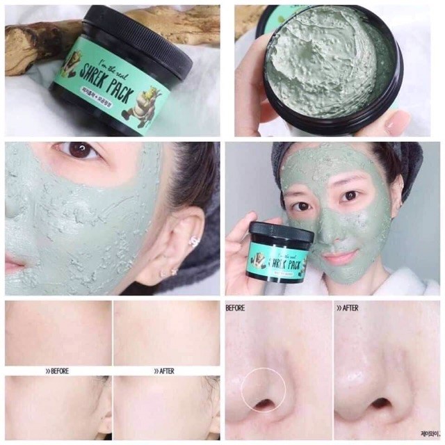 Mặt nạ Đất sét I'm The Real Shrek Pack Mask 110g