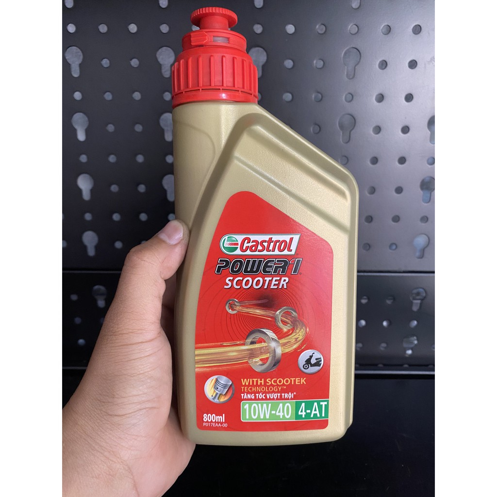 Dầu nhớt xe ga Castrol Power 1 Scooter 10w40 0.8 L