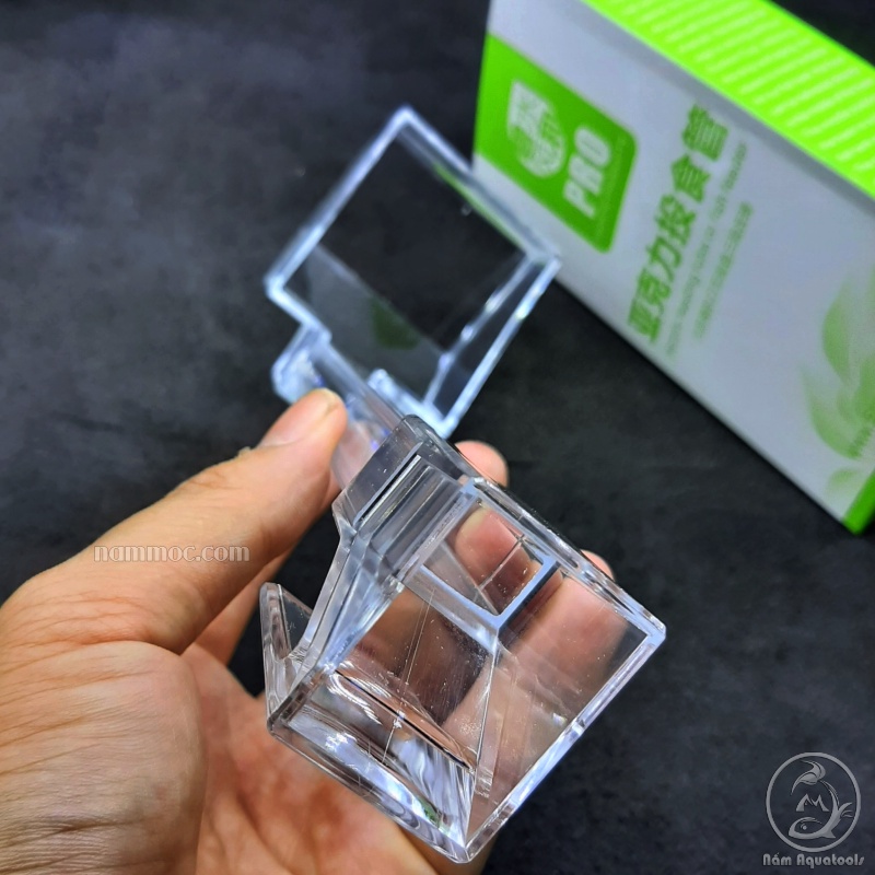 Bộ Cho Cá Tép Ăn - Chén Ống Tép Acrylic