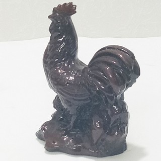 Tượng 12 con giáp gà nhỏ màu gỗ