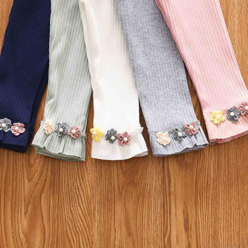 Quần Legging Đính Nơ Cho Bé Gái