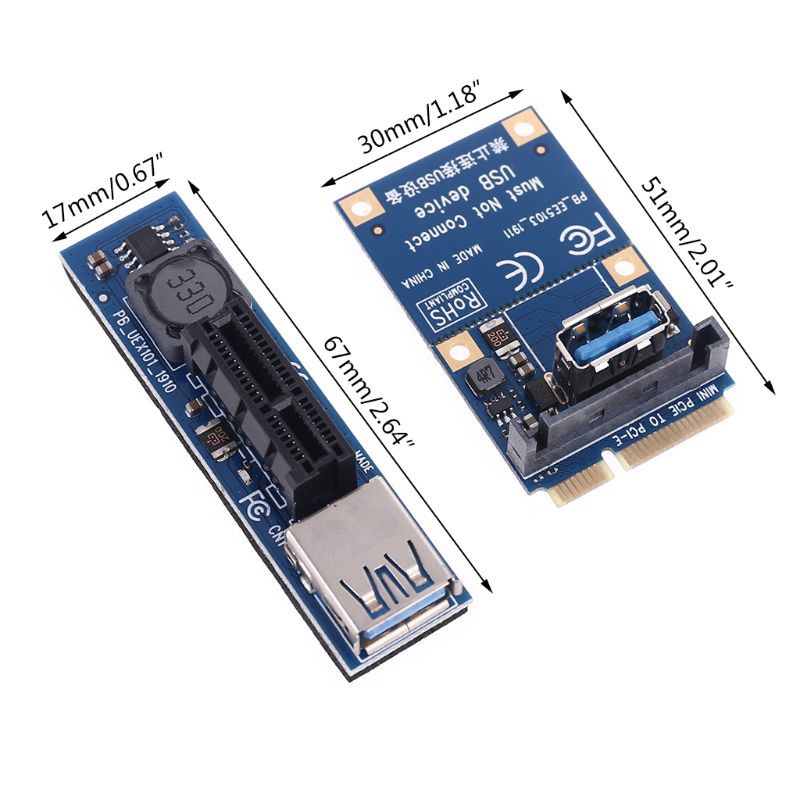 Card Đồ Họa Alli Mini Pcie Sang Pci-E X4