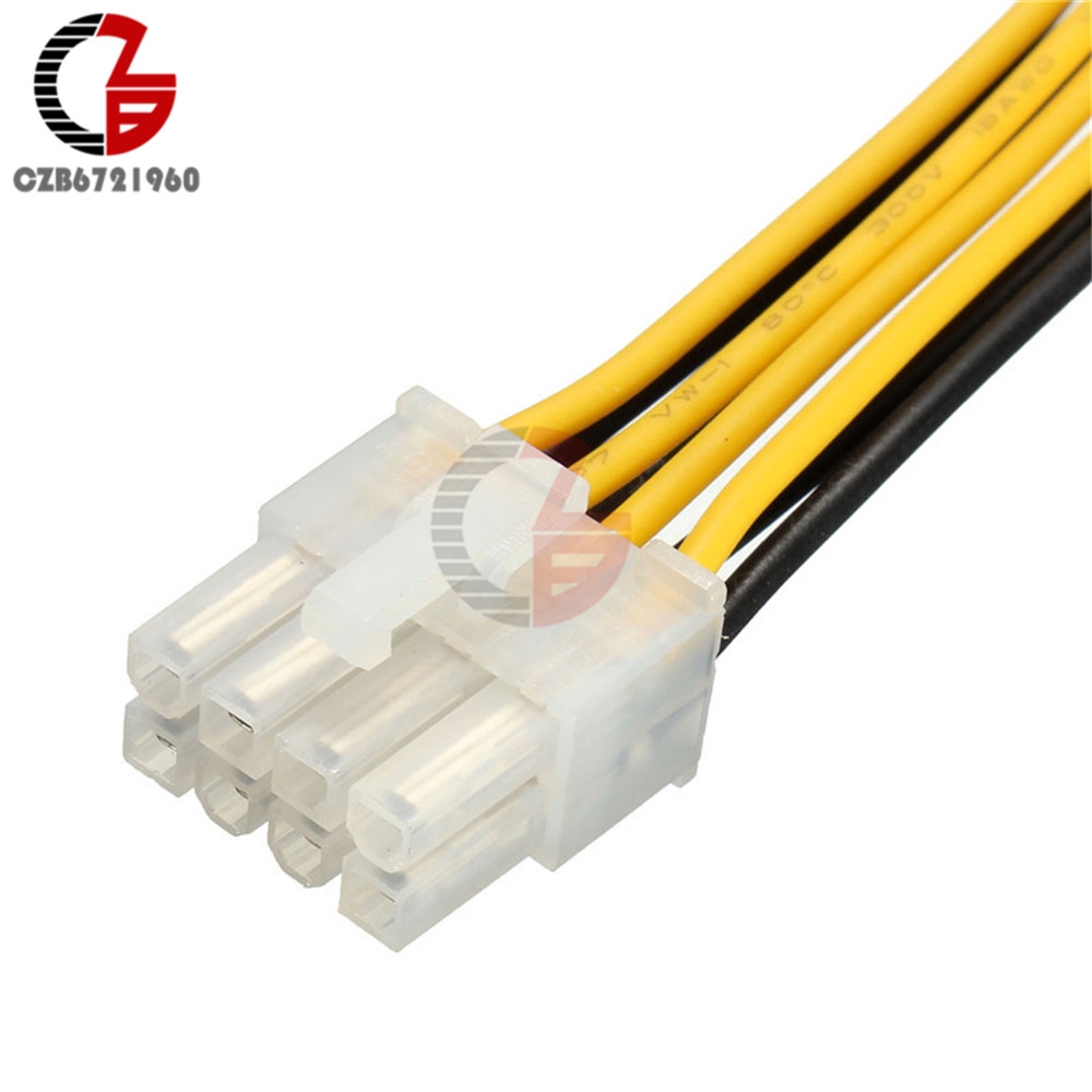 20cm 4 Pin Female to Male 8 Pin ATX EPS 12v Connector Adapter PCIe Joint Cable | BigBuy360 - bigbuy360.vn