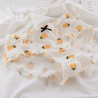 quần cotton hoa quả