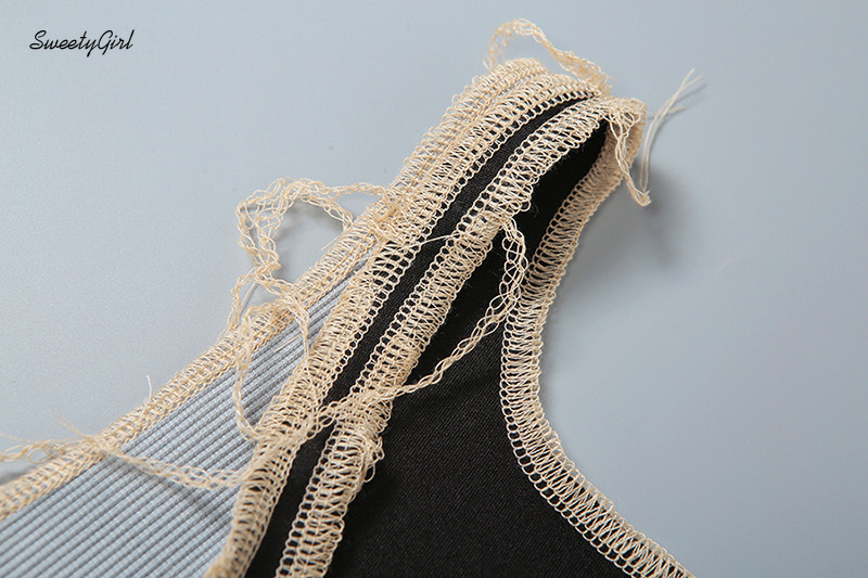 Áo không tay cổ chữ U thời trang gợi cảm dành cho nữ