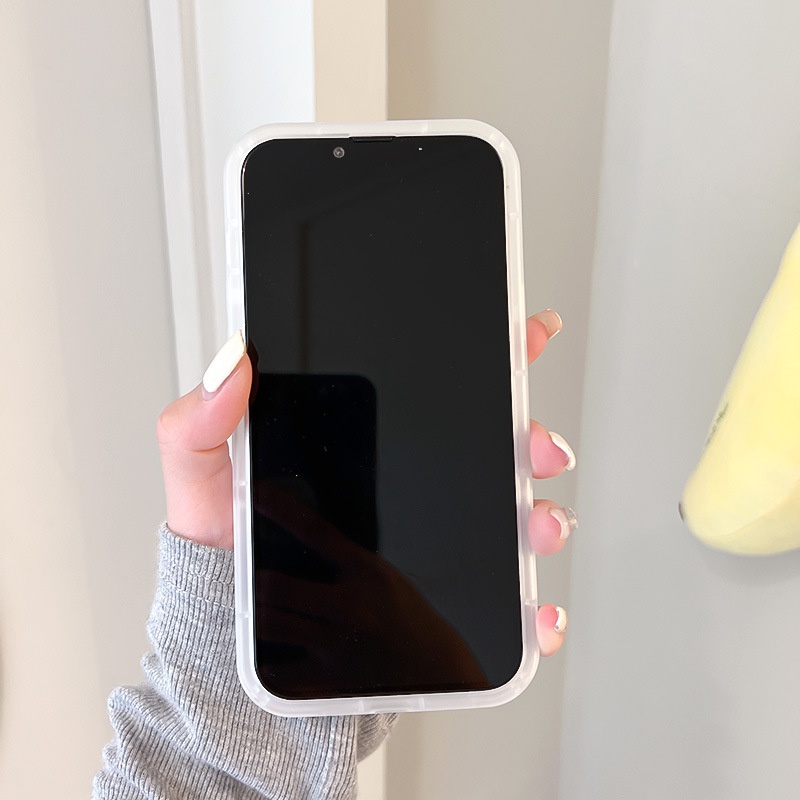 Ốp Điện Thoại Kèm Giá Đỡ Tàng Hình Họa Tiết Hoạt Hình Dễ Thương Cho iphone 14 / 13Pro 12 / xs / 6 / 7 / 8PLUS