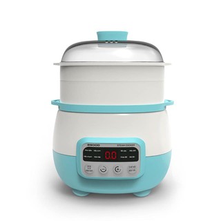 NỒI HẦM CHẬM & HẤP CÁCH THỦY 2GOOD A300 3.1 LIT ( NIÊU GỐM 1,6L + LỒNG HẤP 1,5L )