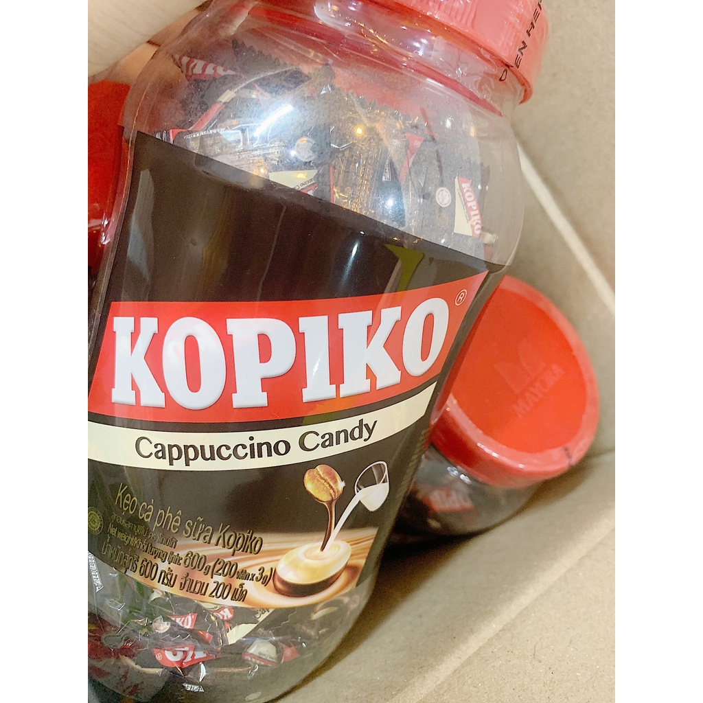 KẸO CÀ PHÊ SỮA VÀ VỊ CÀ PHÊ KOPIKO 560G